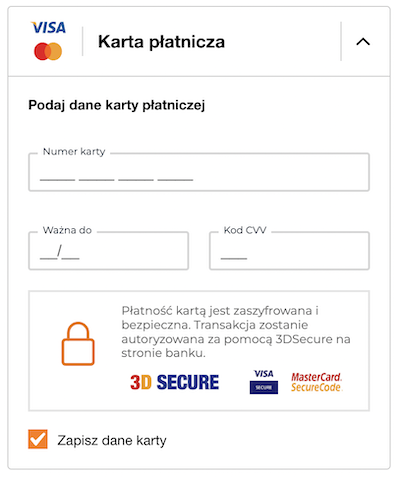 Błyskawiczne doładowanie kartą płatniczą